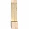 Ekena Millwork Portland Rough Sawn Timber Gable Bracket, Douglas Fir, 60"W x 27"H x 6"D x 6"F, 11/12 Pitch GBW060X27X0606POR00RDF - alternate 5